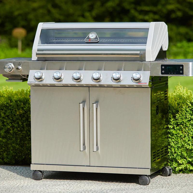 Grillstream Gourmet 6 Burner Hybrid Smart Gas BBQ
