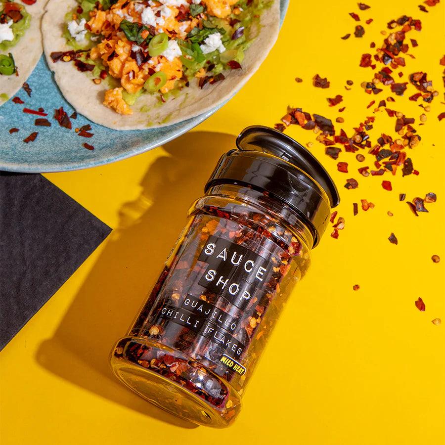 Guajillo Chilli Flakes 125g from Sauce Shop