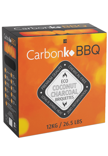 12kg Coconut Shell BBQ Charcoal Briquettes by Carbonko
