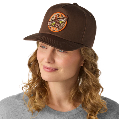 Built for the Wild Duck Flat Brim Hat - Dark Brown