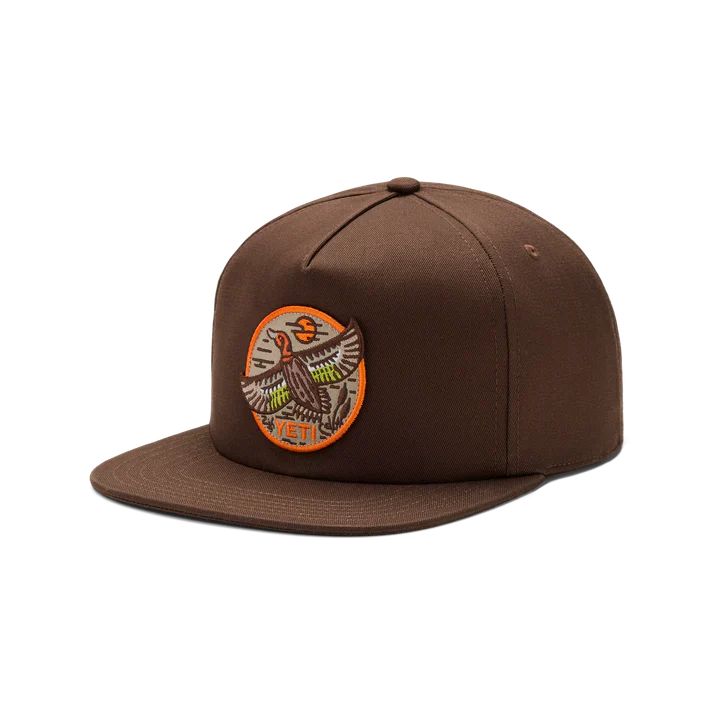 Built for the Wild Duck Flat Brim Hat - Dark Brown