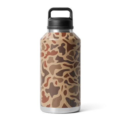 Wetlands Camo Yeti Rambler 64oz (1.9L) Bottle with Chug Cap