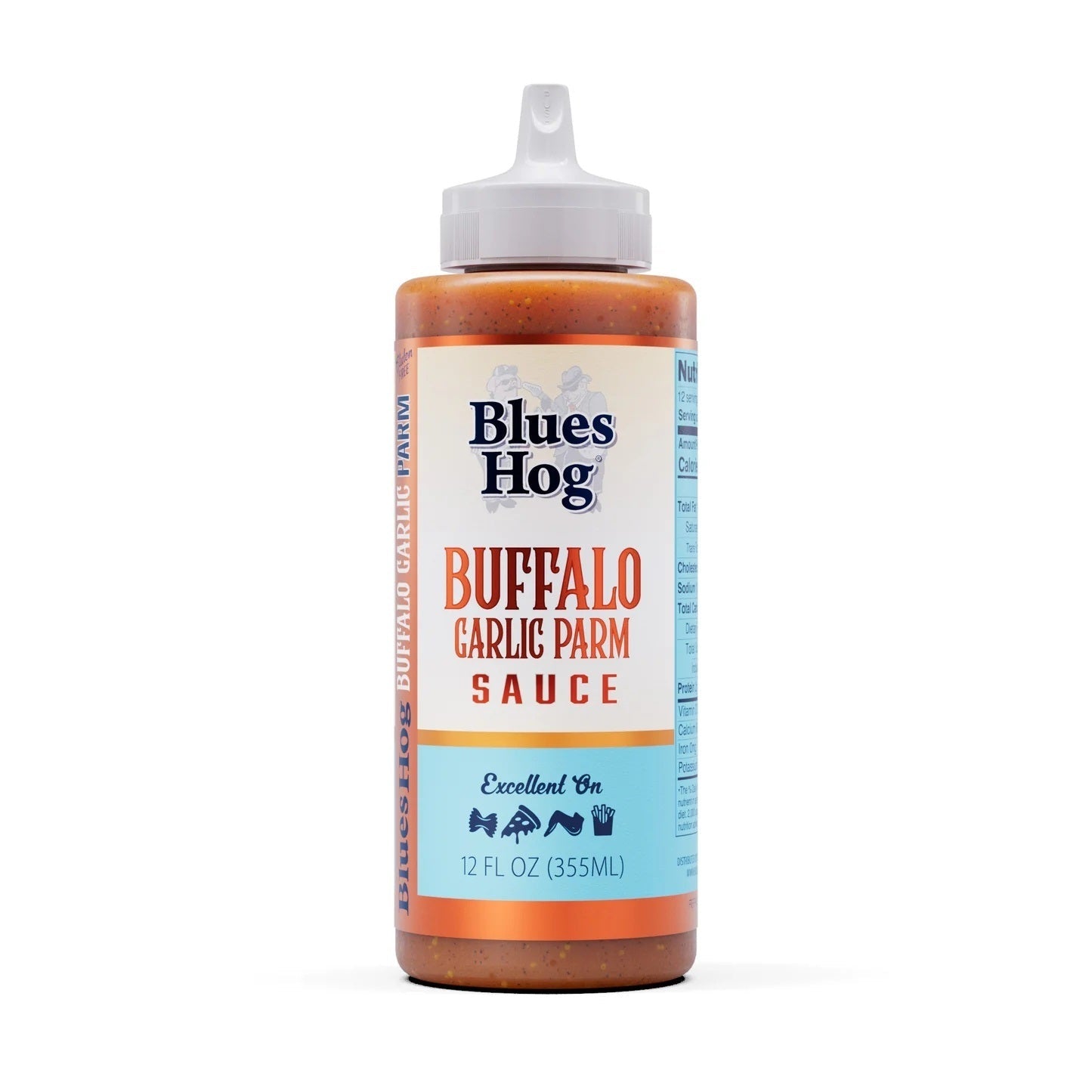 Buffalo Garlic Parm Sauce 355ml Blues Hog