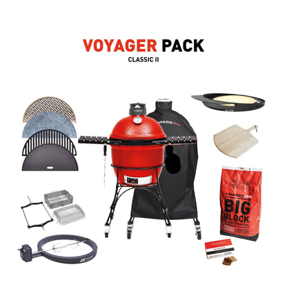 Classic II Kamado Joe BBQ with Voyager Pack