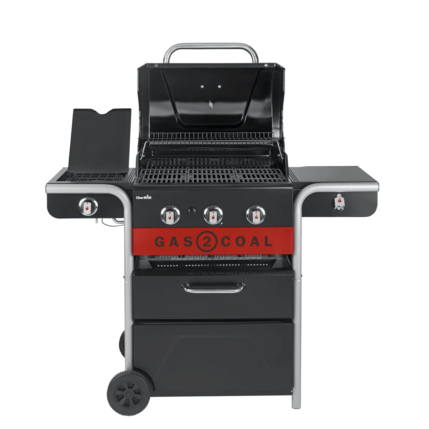 Char-Broil 3 Burner Gas2Coal 2.0 Hybrid Gas & Charcoal BBQ (140925)