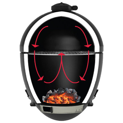 Char-Griller Black Akorn Junior Kamado Charcoal BBQ