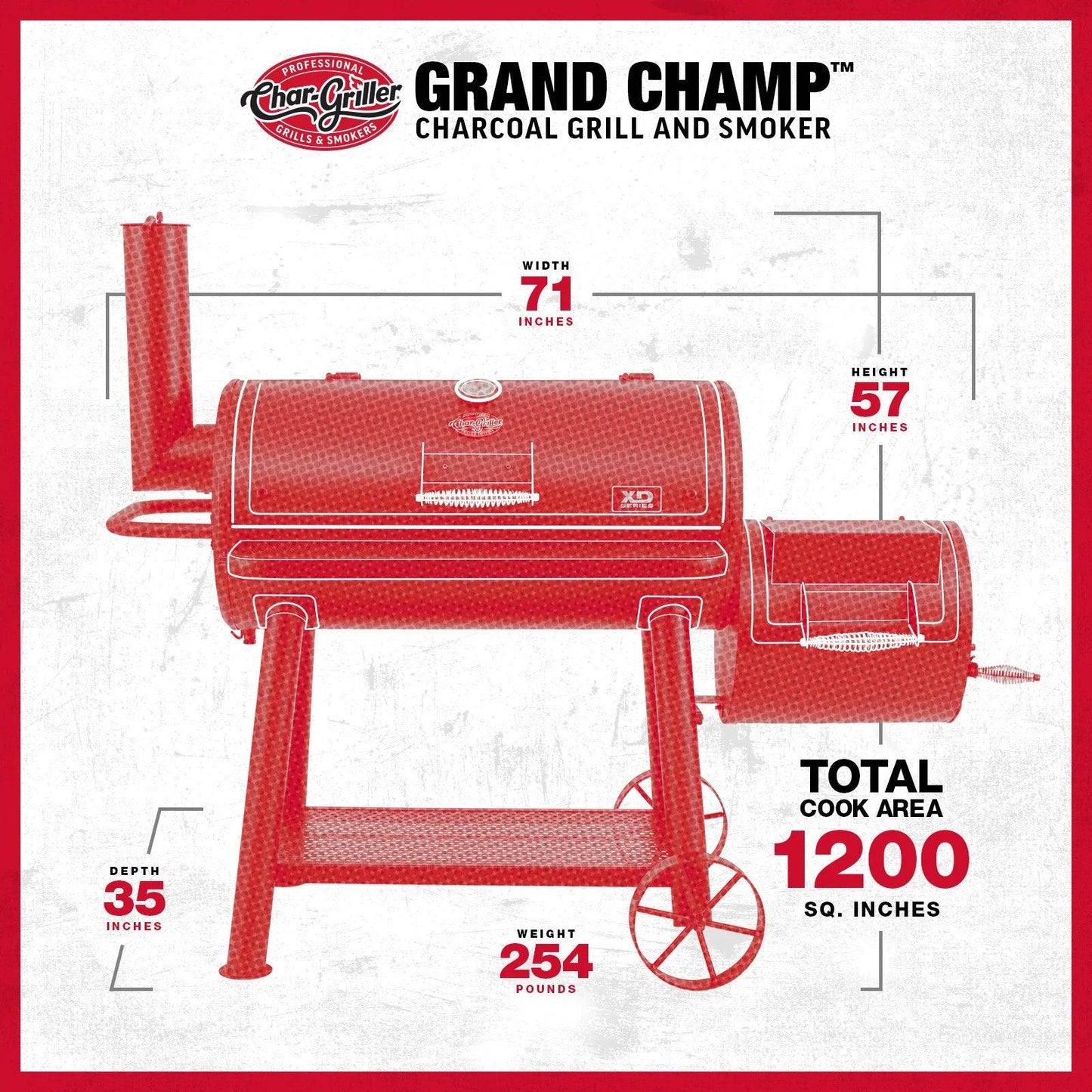 Char-Griller Grand Champ XD Offset Smoker