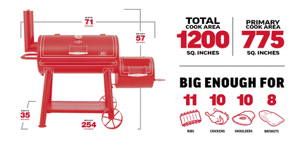 Char-Griller Grand Champ XD Offset Smoker