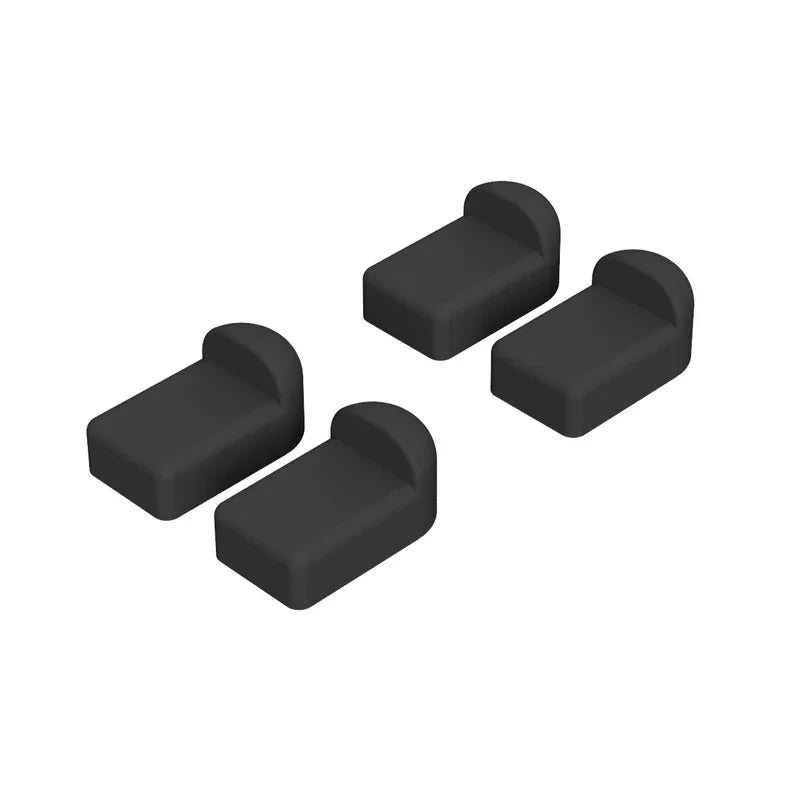 Set of 4 Ceramic Feet - Carbon Black - Kama Gear
