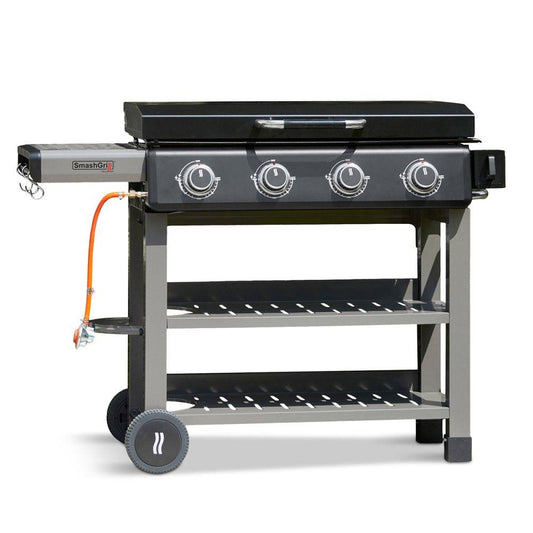 Grillstream SmashGrill 4 Burner Plancha BBQ with Hood