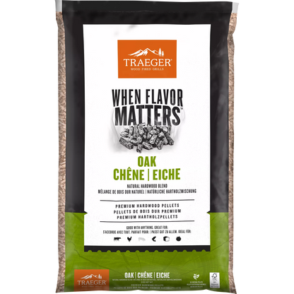 Traeger Oak Wood Pellets FSC® 9kg